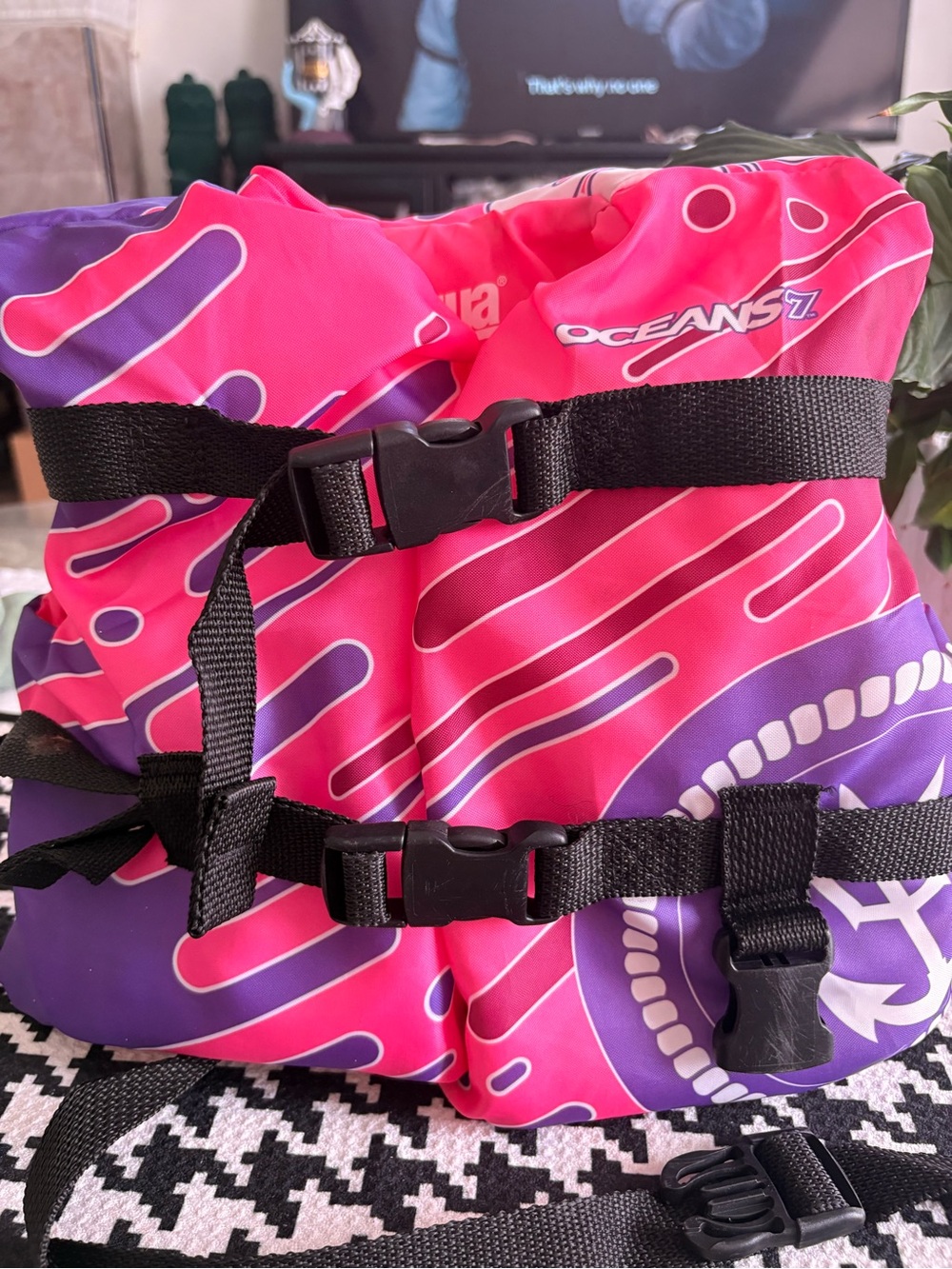Kids Pink & Purple Swim Life Jacket